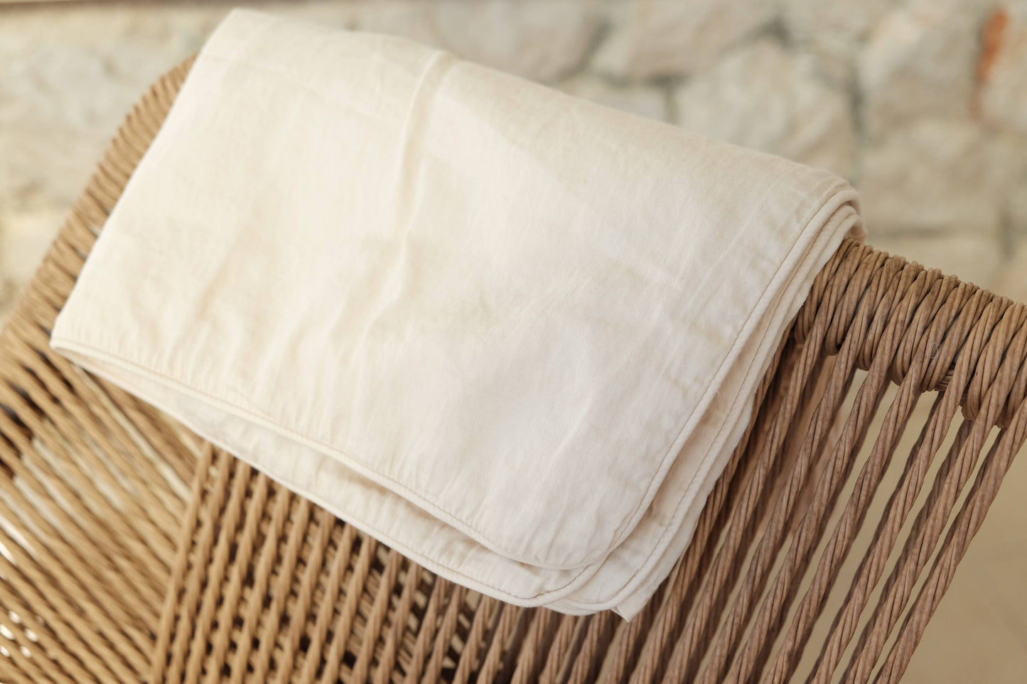 Pure Nest Organic Cotton Bedding Set — Ivory PRE-SALE